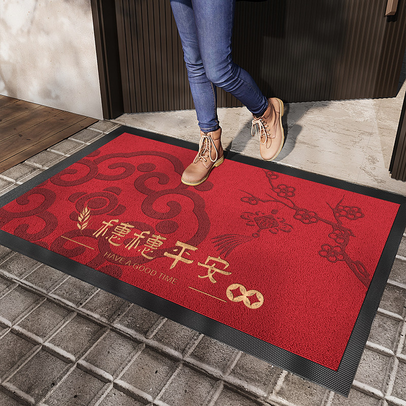 入户门地垫红色高级大门口进门耐脏免洗脚垫别墅豪宅高端地毯定制,淘宝优惠券,粉丝福利购,淘宝优惠卷