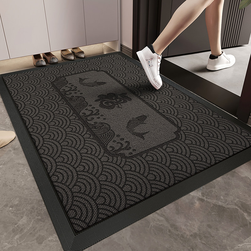 高端入户门地垫灰色防滑脚垫别墅门口免打理地毯玄关进门除尘门垫,淘宝优惠券,粉丝福利购,淘宝优惠卷