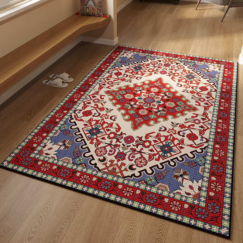 民族风地垫入户门垫玄关大门口进门脚垫防滑除尘地毯复古风门毯垫,淘宝优惠券,粉丝福利购,淘宝优惠卷