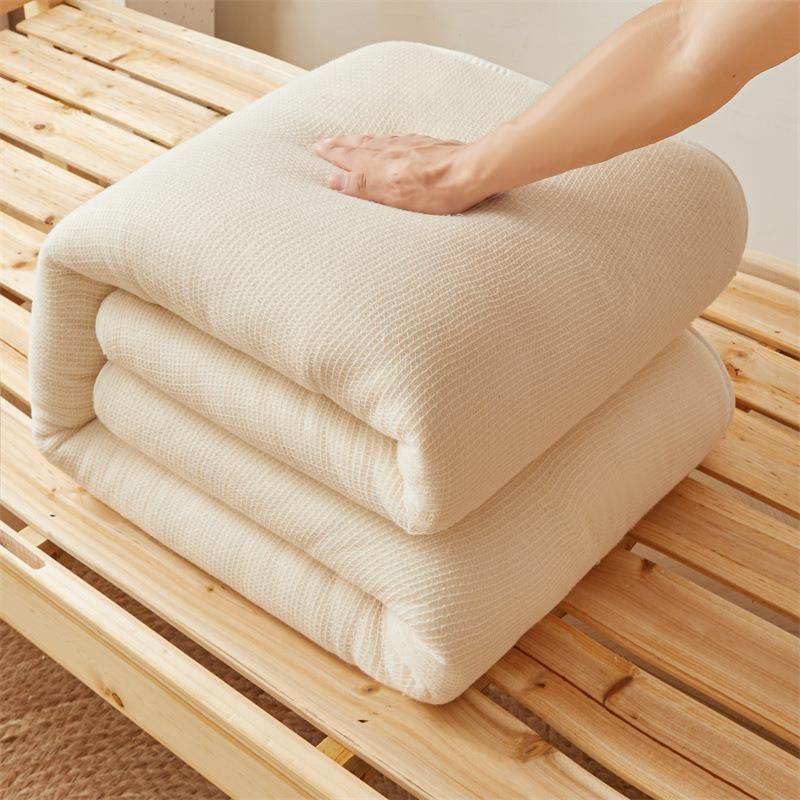 2024学生多功能可折叠棉花被床垫床褥秋冬被加厚四季被学生专用,淘宝优惠券,粉丝福利购,淘宝优惠卷