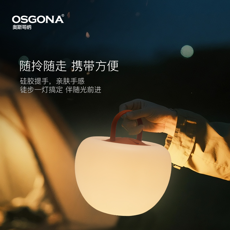 【品牌工厂】奥斯哥纳客厅挂式壁灯防水庭院手提户外氛围台灯景山 - 图2
