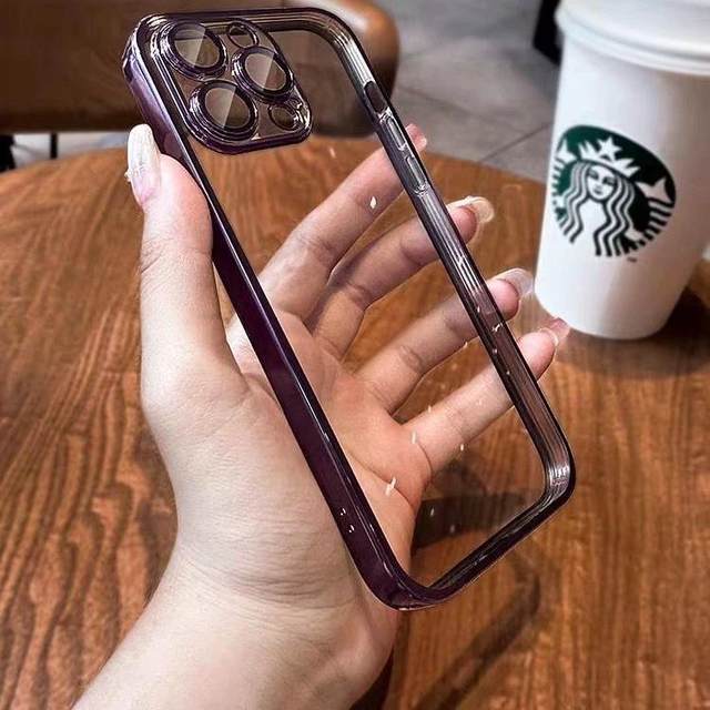 Suitable for Apple 16ProMax mobile phone case iPhone15Pro Max anti-fall silicone 14 simple 13 new style 12 all-inclusive 11 trendy men and women Plus transparent ultra-thin soft shell Por comes with lens film Suitable for Apple 16ProMax mobile phone case iPhone15Pro Max anti-fall silicone 14 simple 13 new style 12 all-inclusive 11 trendy men and women Plus transparent ultra-thin soft shell Por comes with lens film