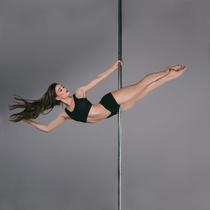 Portable stage thickened rotary fixed dual-use reinforced steel tube dance steel tube dancing home hollow connector