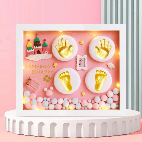 Детские отпечатки рук и ног, детская чернильная подушечка, памятный отпечаток рук для новорожденных, подарок на день рождения