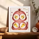 Памятные отпечатки рук и ног для новорожденных