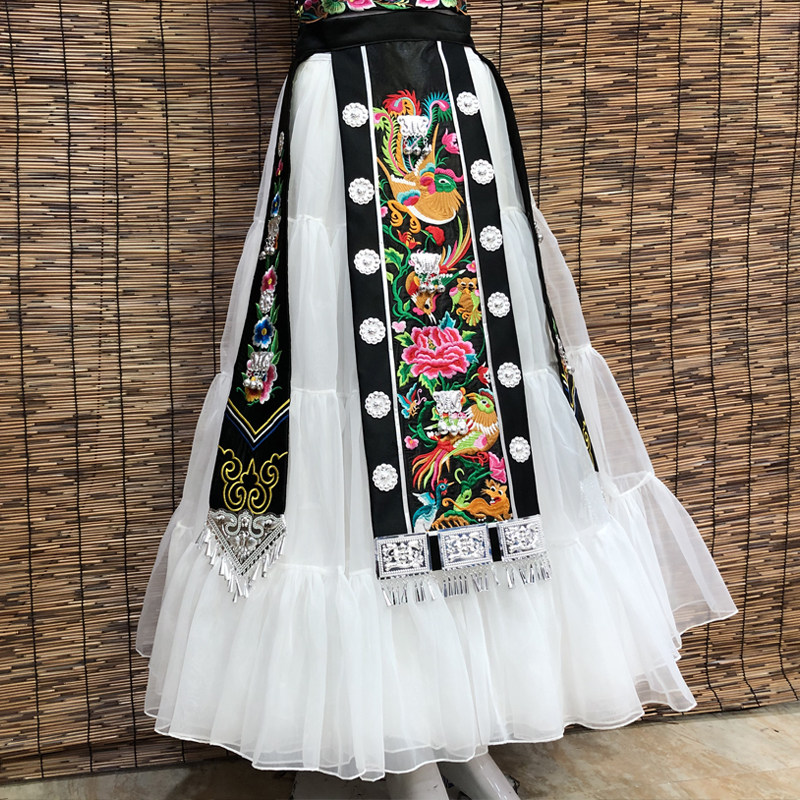 新款苗族服装腰带女刺绣腰带苗家服饰配饰贵州湖南广西旅拍摄影用