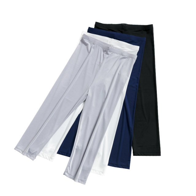 Leggings ຜ້າໄຫມນ້ໍາຮ້ອນຂອງແມ່ຍິງສາມຈຸດນອກ