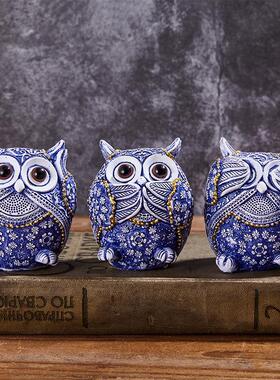 猫鹰树脂工艺品摆头件欧MTY-001摆式风格时创意家居轻奢尚件礼品