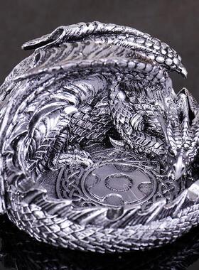 复古SZ001龙家用烟灰缸收创意性时潮流多功能尚男生礼品摆件收藏