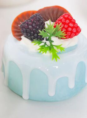 淋酱水果蛋糕场景拍摄道具