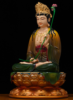西方三圣佛像家用供奉大势至佛像