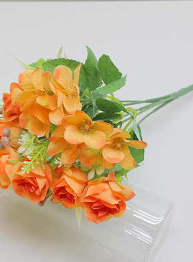 厂家直销新款北欧仿真绣球玫瑰婚庆装饰家居客厅摆设拍照道具花卉