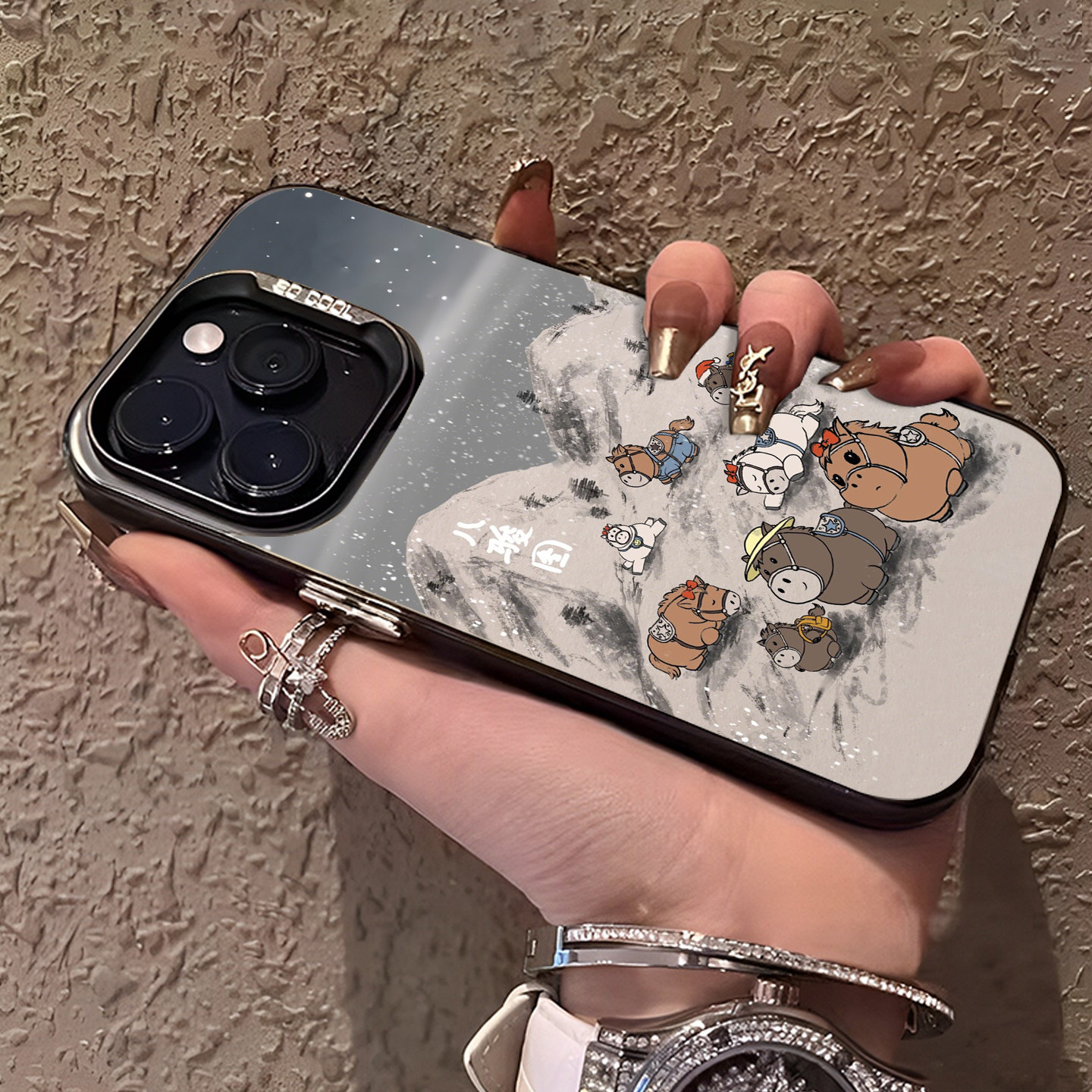 适用苹果17手机壳iphone16promax小马八骏图15plus卡通14pro小清新13mini马年12新年11本命年8p可爱7/xs/xr/x,淘宝优惠券,粉丝福利购,淘宝优惠卷