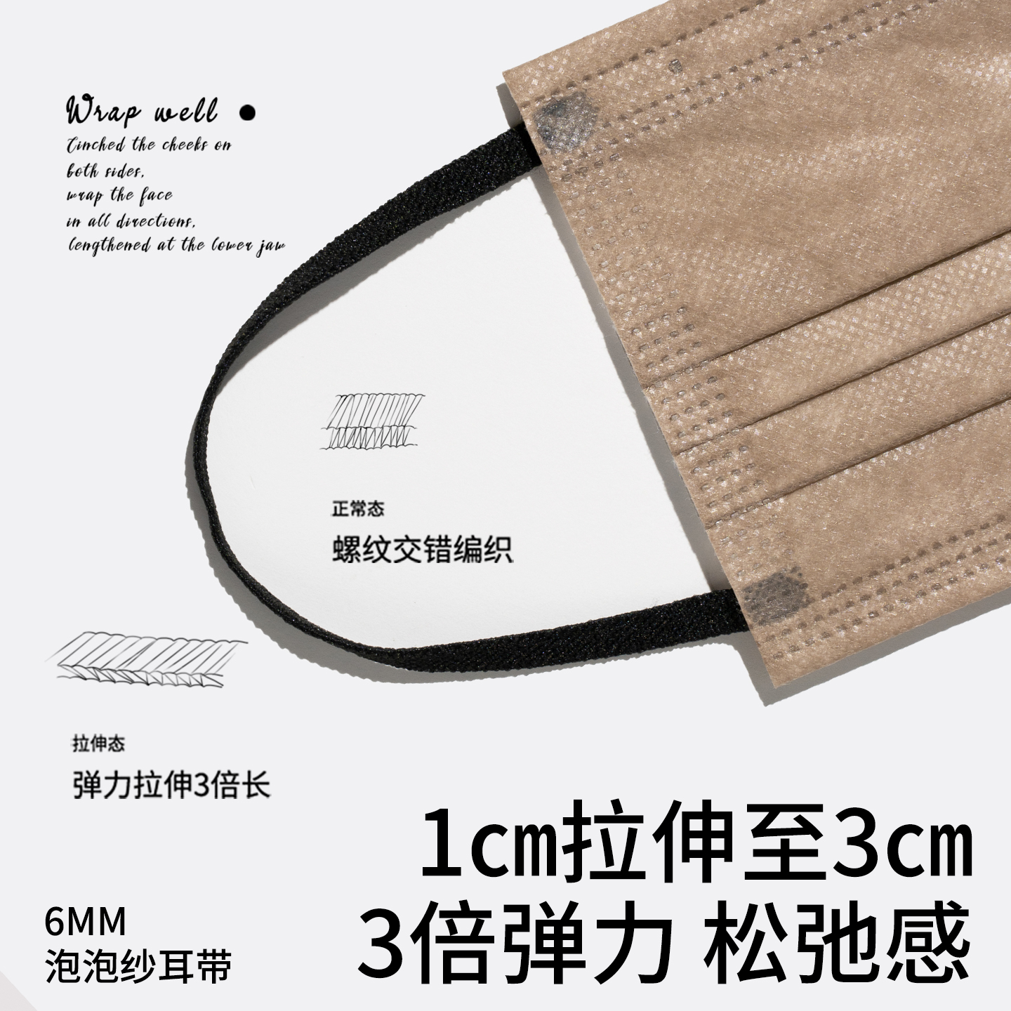 润米生物秋冬高颜值一次性医疗医用外科口罩加厚防风保暖独立装 - 图0