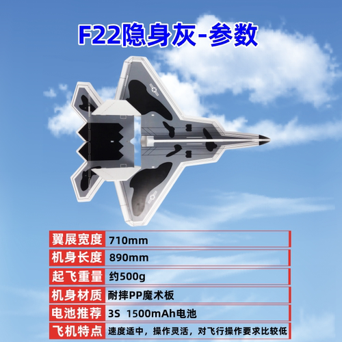 F22航模遥控飞机耐摔PP魔术板机SU27固定翼战斗机全套整套零配件 - 图1