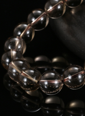 天然茶晶手链情人节生日礼物手串