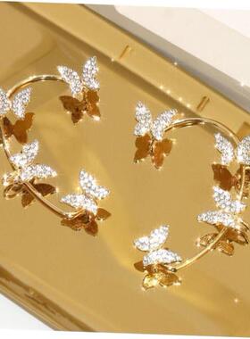 temperament Butterfly Ear Clips Without Piercing Earring饰品