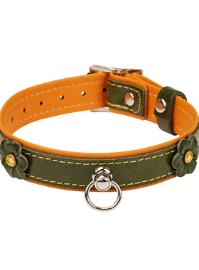 Lolita风甜美小花朵双花项圈