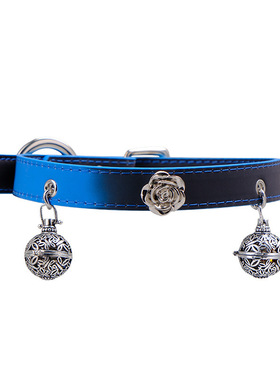 温变色玫瑰渐变choker项圈女