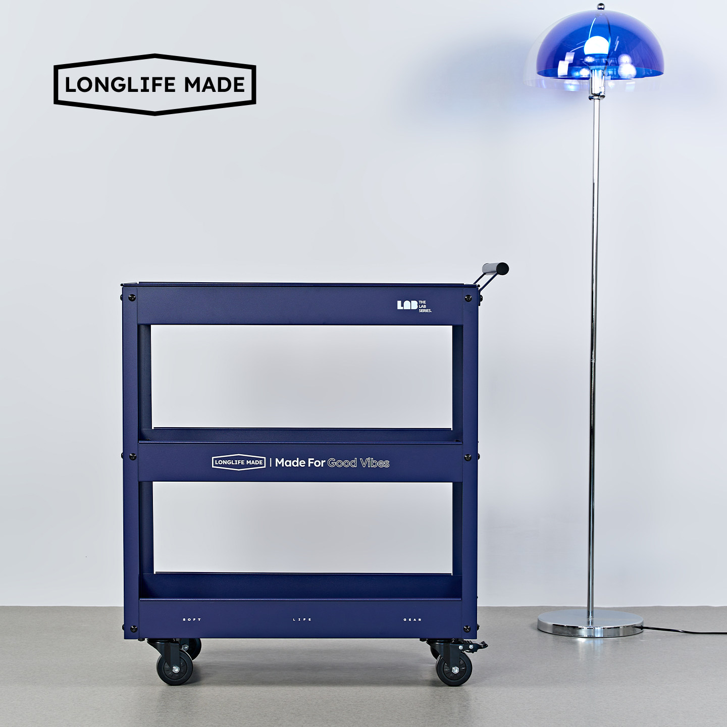 longlife金属小推车洞洞板移动边几蒙德里安小推车零食饮料置物架,淘宝优惠券,粉丝福利购,淘宝优惠卷