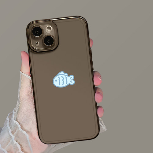 猫咪小鱼适用苹果15手机壳iphone13promax情侣k70华为pura80pro新款红米k80至尊版17小米14华为mate60透明16 - 图3