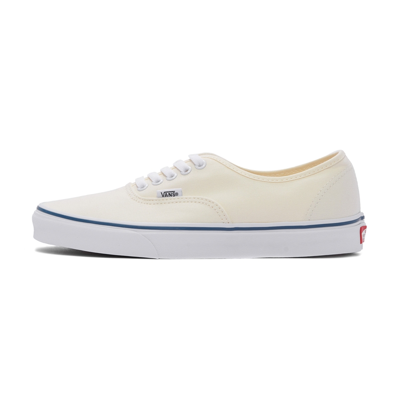 VANS/范斯 AUTHENTIC范斯米白低帮男女休闲帆布鞋VN000EE3WHT-图3