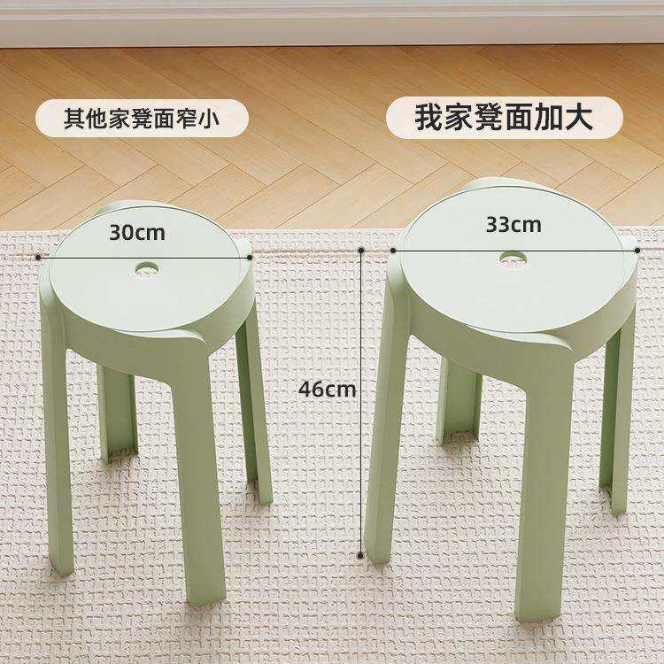 塑料凳子可叠放加厚家用备用凳子摞叠久坐舒服椅子圆凳板凳风车凳,淘宝优惠券,粉丝福利购,淘宝优惠卷