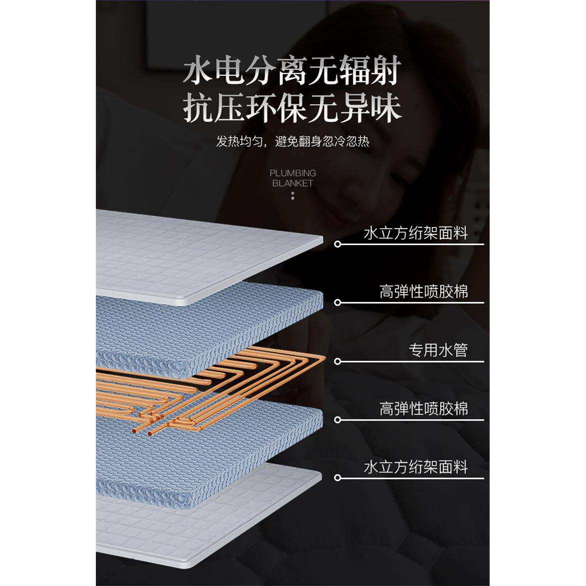 环鼎水暖电热毯双人电褥子单人水循环炕2025新款水热毯水床垫全套,淘宝优惠券,粉丝福利购,淘宝优惠卷