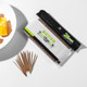 Carbonized disposable bamboo toothpicks household set fruit sign double-pointed toothpick box bottle wooden bamboo tooth picking artifact