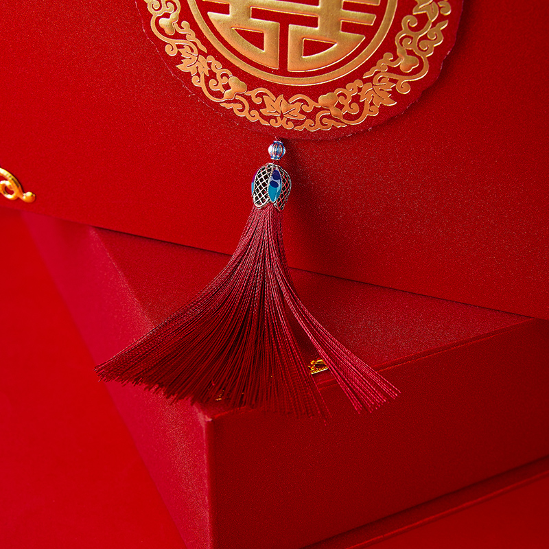 彩礼钱盒子现金彩礼盒订婚彩礼箱聘金盒礼金盒礼金箱结婚用品大全