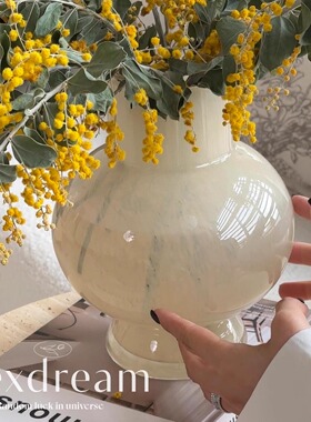 插花摆件高级琉璃玻璃客厅饰品