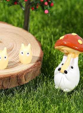 新款直销微景观摆件黑炭小黑煤球灰尘精灵卡通动物摆件树脂小摆件