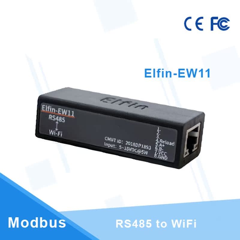 Serial port RS485 to WiFi serial device server Elfin-EW11 su - 图0