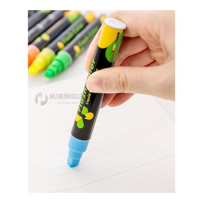 Fluorescent Window Marker Flash Color Pen Liquid Chalk Pen E - 图3