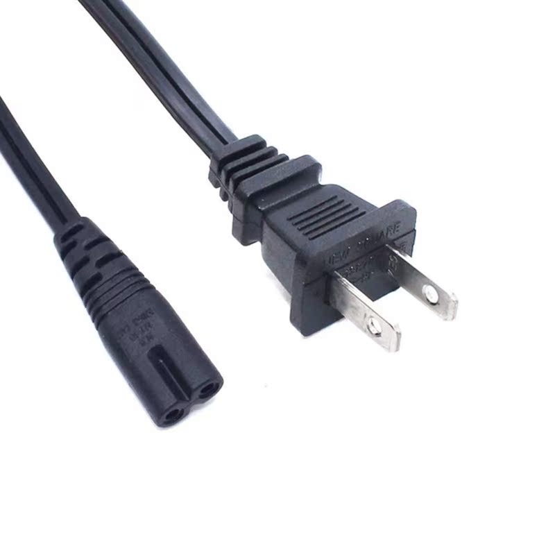 US NEMA 1 15P 2pin male plug to IEC 320 C7 AC Power Aapter-图0