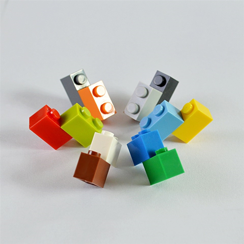 Smartable Brick 1X2 Building Blocks Parts DIY LOGO Toys For-图2