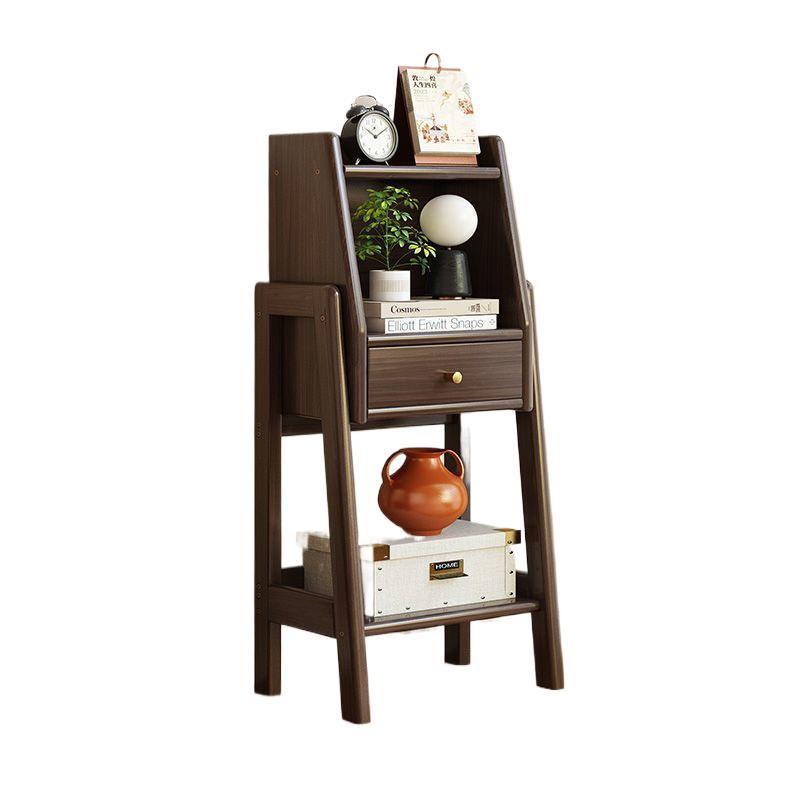 家用小书架置物架落地书柜简约客厅靠墙储物柜电视边柜多层展示柜 - 图3