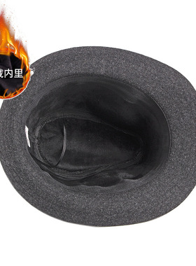 速发2022 A tum ad Witer BigoSize Wu Felt Ma Fra Hat Dad