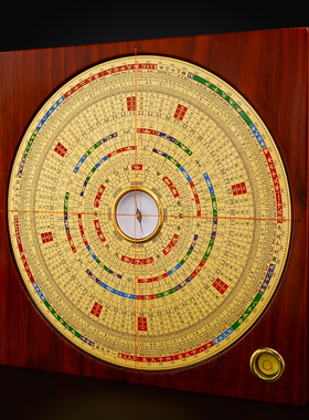 速发红木罗公高精度专业纯铜杨天三元三合综合精品大盘池罗经