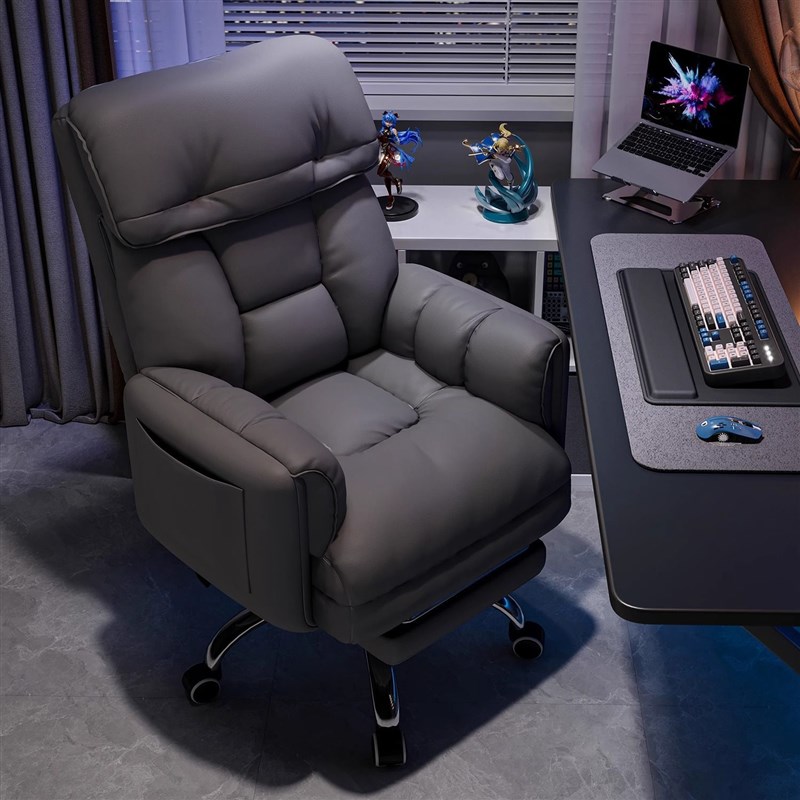 速发电脑椅家用男生卧竞椅座椅懒人电脑沙发椅电室可背休闲靠躺椅 - 图1