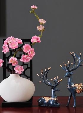 速发家庭客厅装饰小摆件茶几边角几装店家居饭饰品电视柜创意花瓶