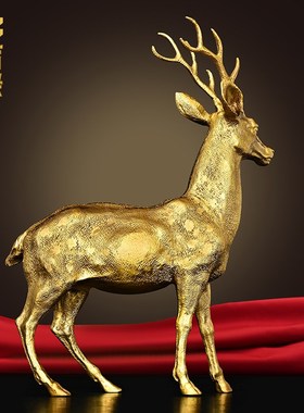 速发办吉缘全铜工艺品书件客厅电视柜摆房 多公桌面装饰品摆放