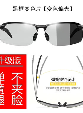 太阳镜日夜两用偏光变色男款