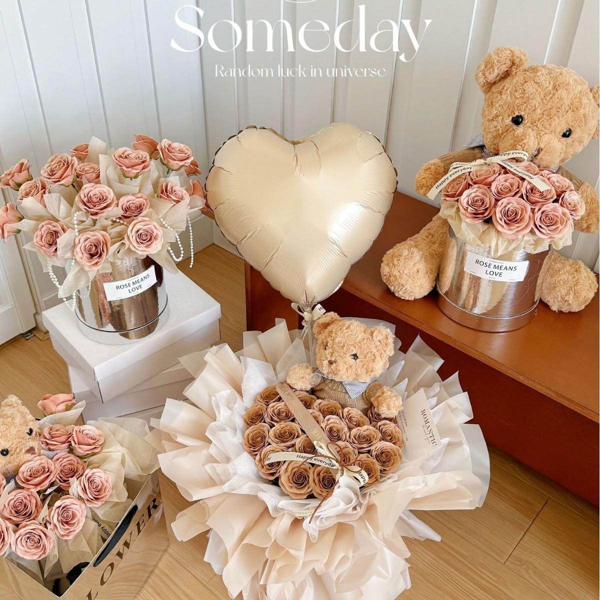 新款七抱夕情xzh072人节抱礼香抱熊生日物皂花抱桶玩偶花束送女朋,淘宝优惠券,粉丝福利购,淘宝优惠卷