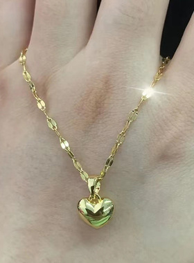 Stainless Steel Love Heart Necklace For Women 2023 New rendy
