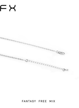 弗弗西FFX小铲铲休闲双色项链女中古饰品轻奢小众锁骨链精致配饰