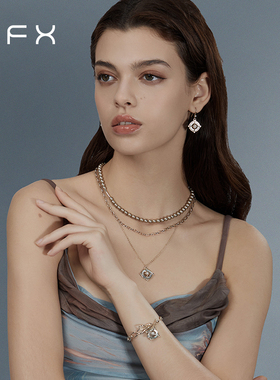 弗弗西FFX女黑蝶贝叠戴