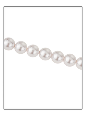 弗弗西FFX珠光粉色水晶玻璃珠子项链[月光]气质串珠高级感锁骨链