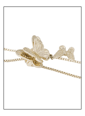 FFX弗弗西原创设计师翩翩大号抽拉蝴蝶项链轻奢高级感毛衣链长款