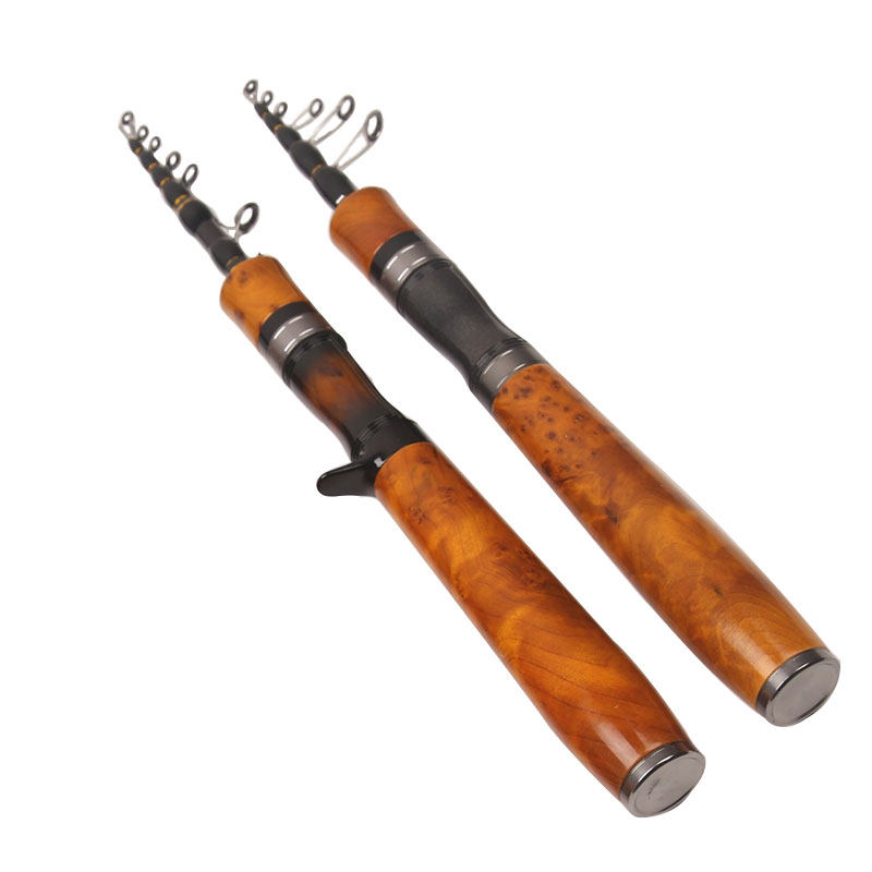 新款路亚竿裸杆全套伸缩便携式 远投竿新手入门高级L微物实木把手,淘宝优惠券,粉丝福利购,淘宝优惠卷